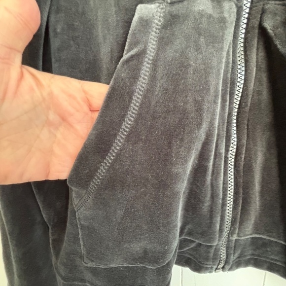 NWT vintage Y2K Bocca black velour full zip jacket size XL new old stock - Picture 9 of 11